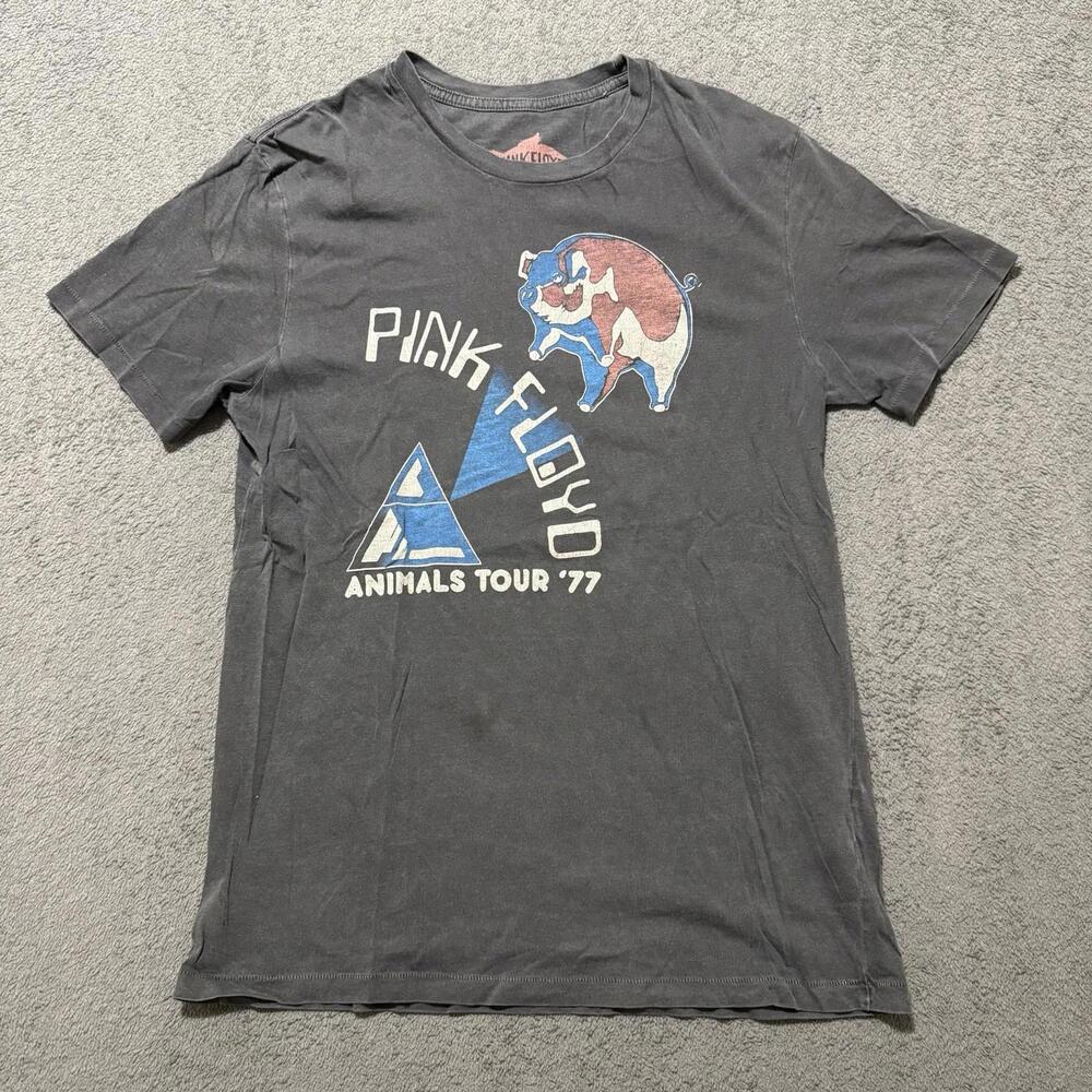 Pink Floyd Animals Tour 77 T-Shirt Grey M USA Made Men’s